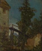 Albrecht Altdorfer Landscape with a Footbridge china oil painting artist